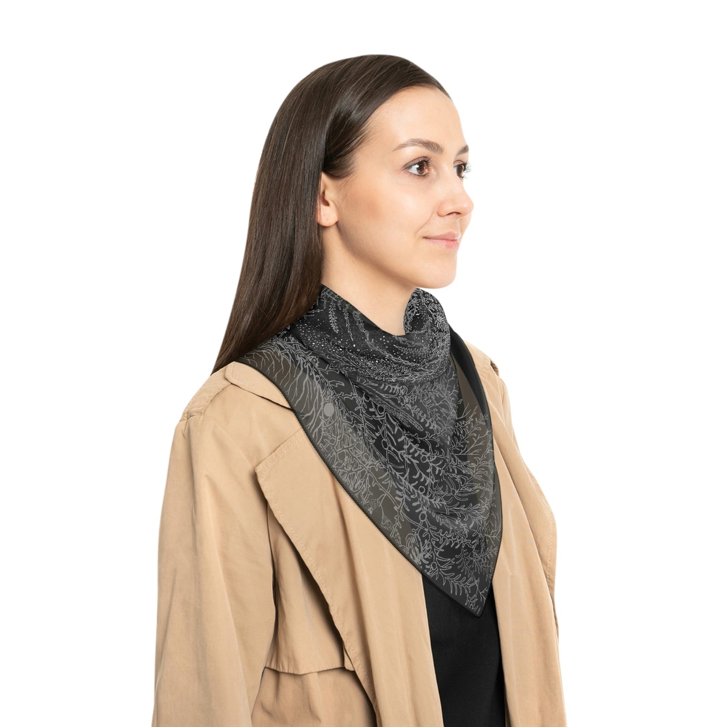 Art Poly Scarf (Birds)