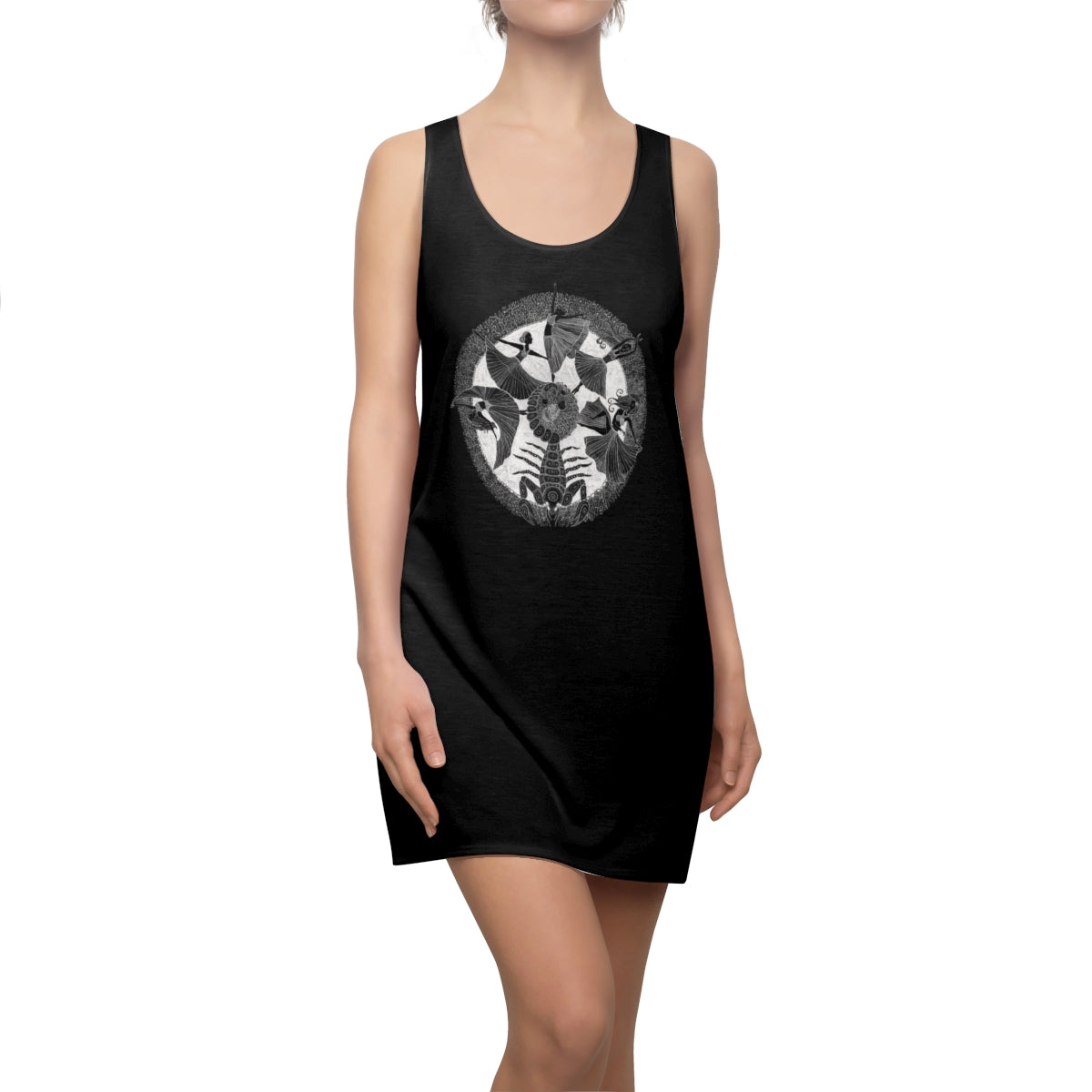 Zodiac Sign Dress Black (Scorpio) Limited Edition