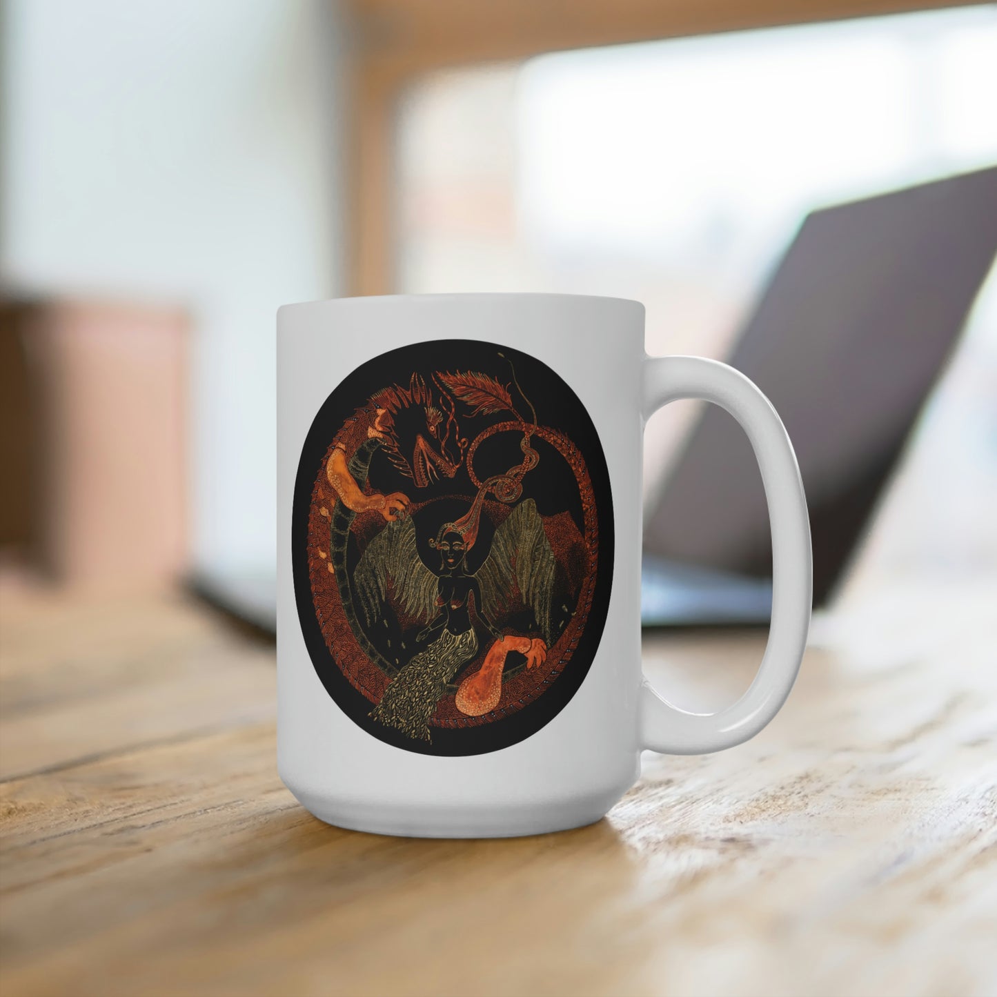 Chinese Zodiac Sign (Dragon) Mug 15oz