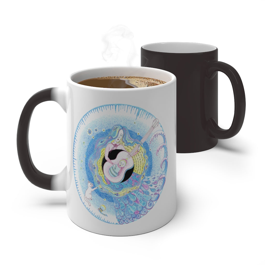 Zodiac Sign Color Changing Mug (Aquarius)