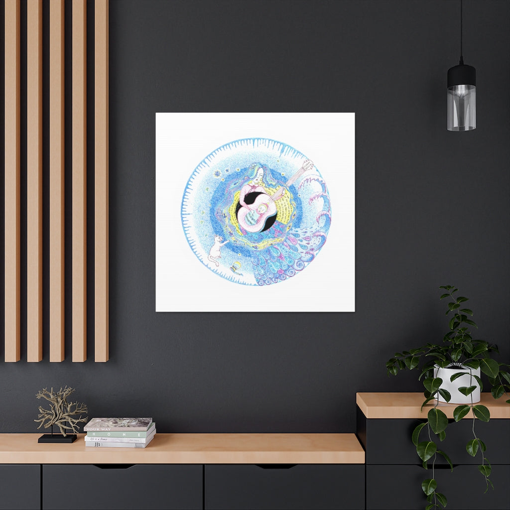Zodiac Sign Canvas (Aquarius)
