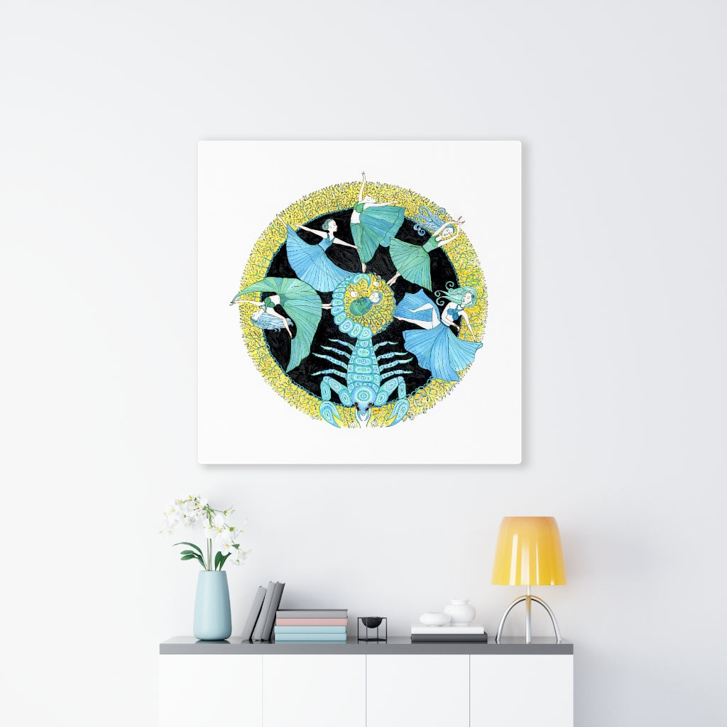 Zodiac Sign Canvas (Scorpio)