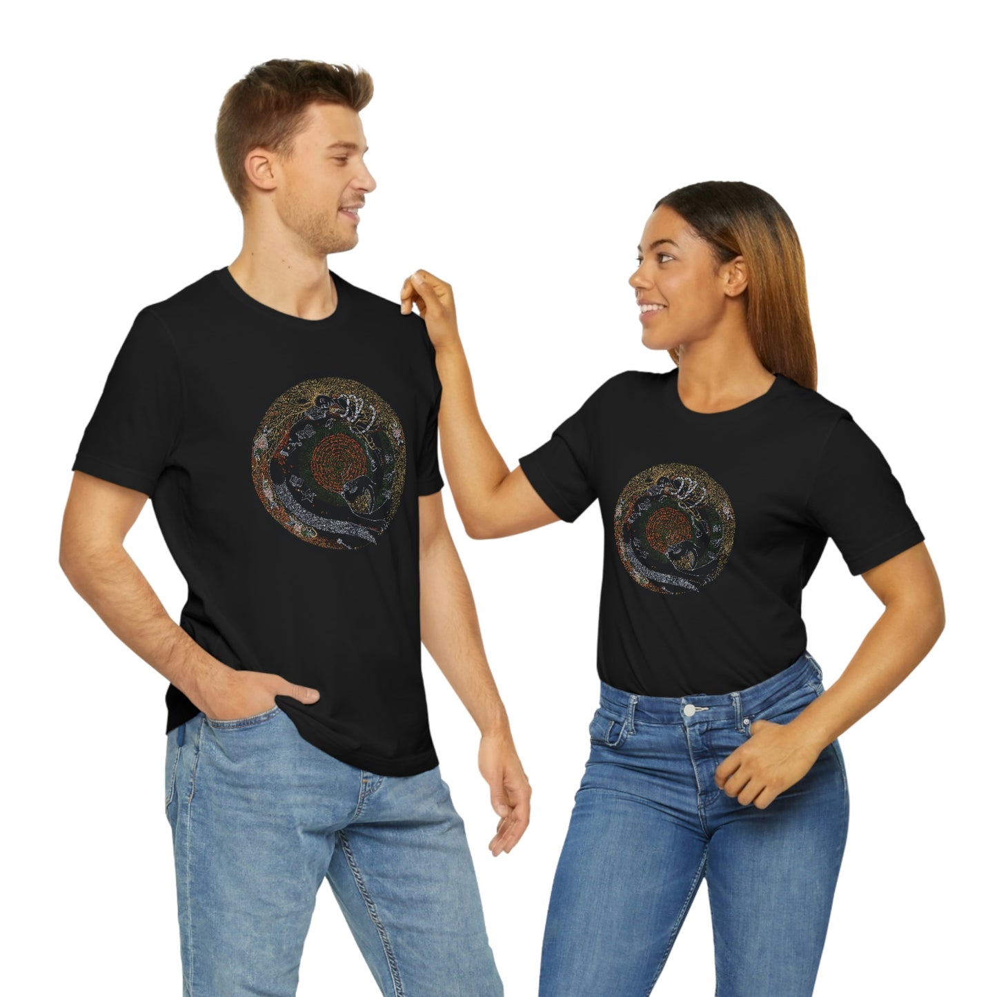 Chinese Zodiac Sign T Shirt (Cat) Unisex Regular Fit