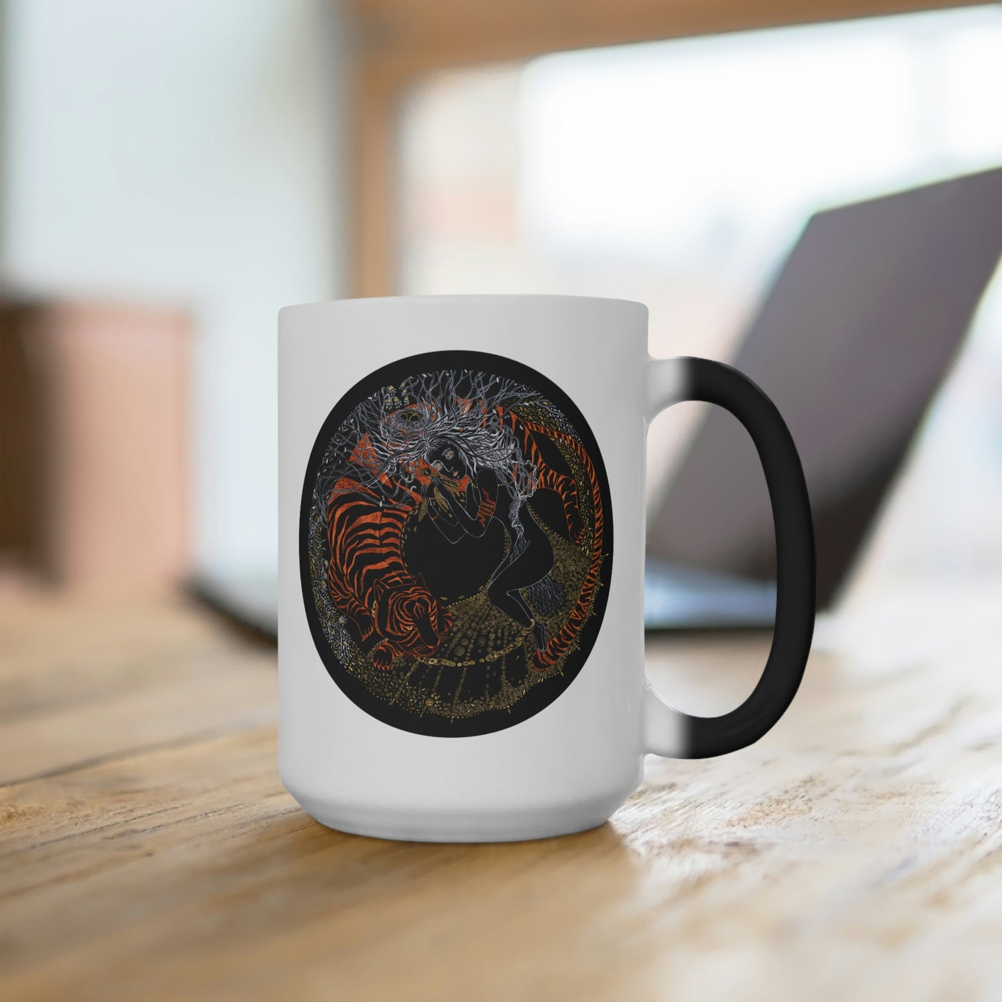 Chinese Zodiac Sign Color Changing Mug (Tiger)