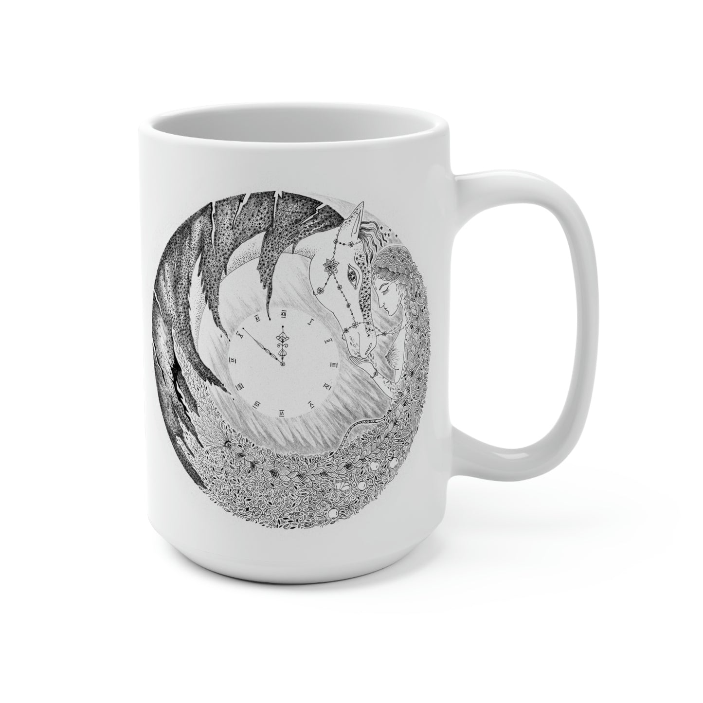 Chinese Zodiac Sign (Horse) Mug 15oz Limited Edition