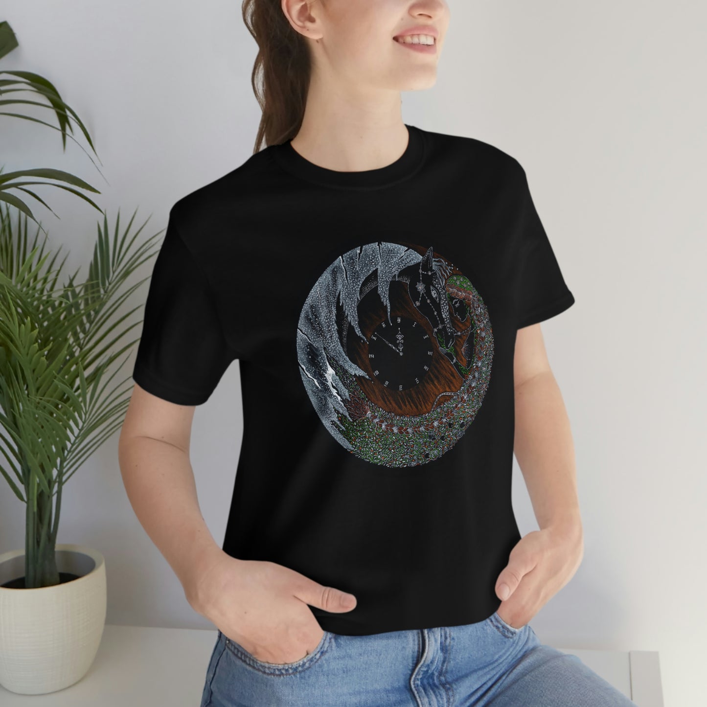 Chinese Zodiac Sign T Shirt (Horse) Unisex Regular Fit