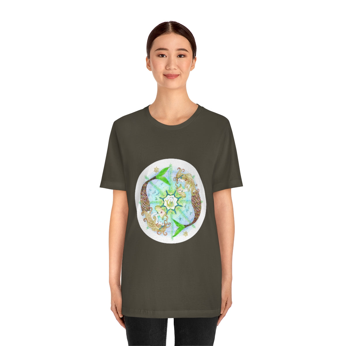 Zodiac Sign T Shirt (Pisces) Unisex Regular Fit