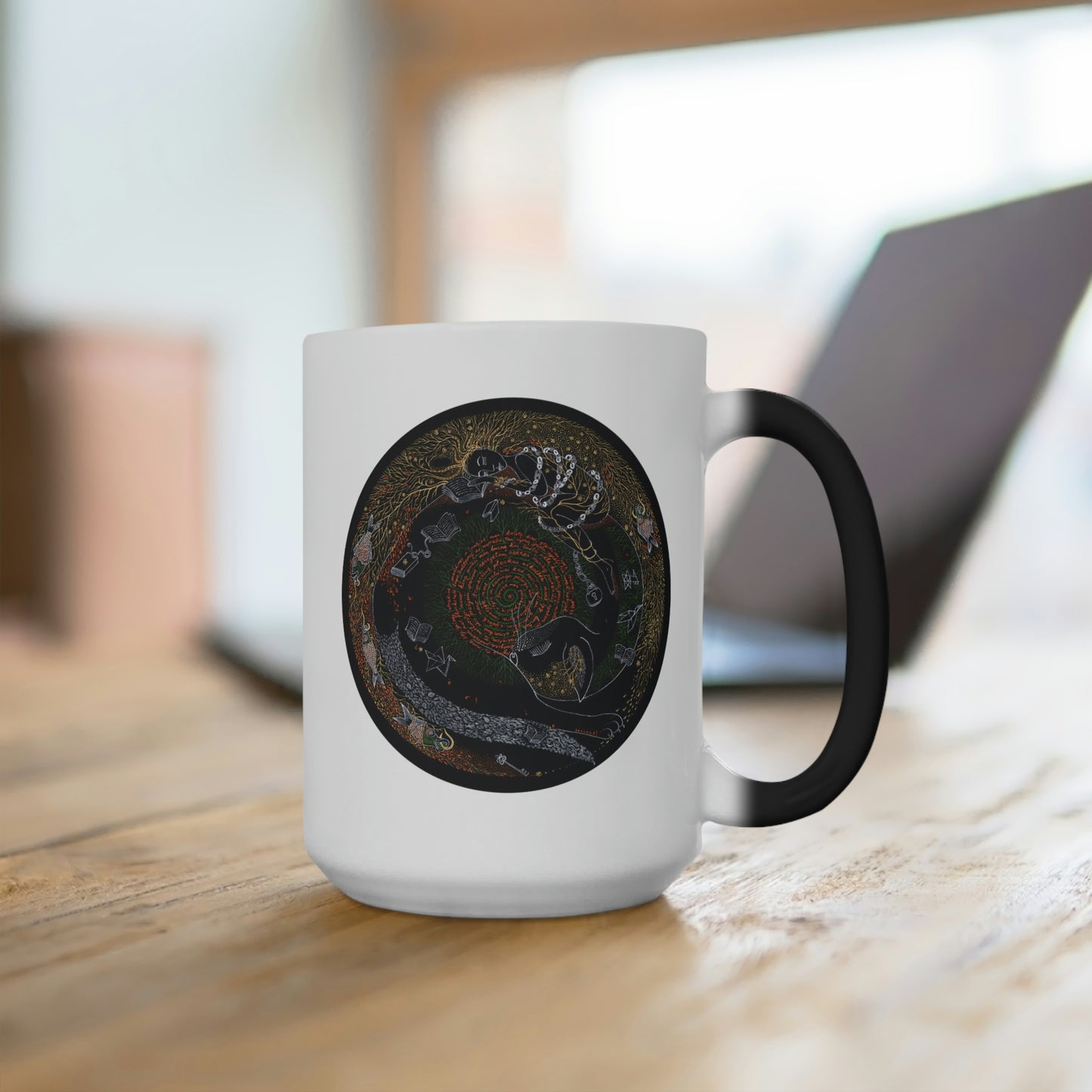 Chinese Zodiac Sign Color Changing Mug (Cat)