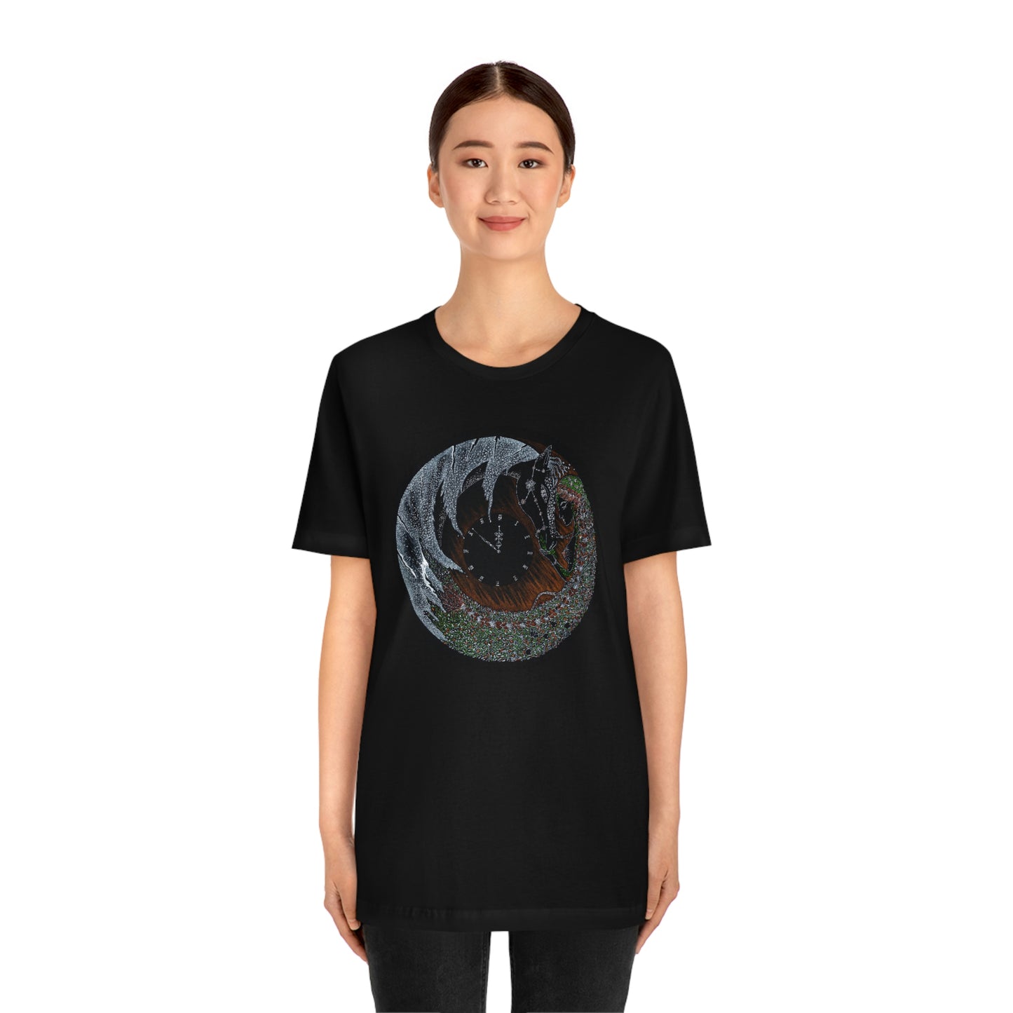 Chinese Zodiac Sign T Shirt (Horse) Unisex Regular Fit