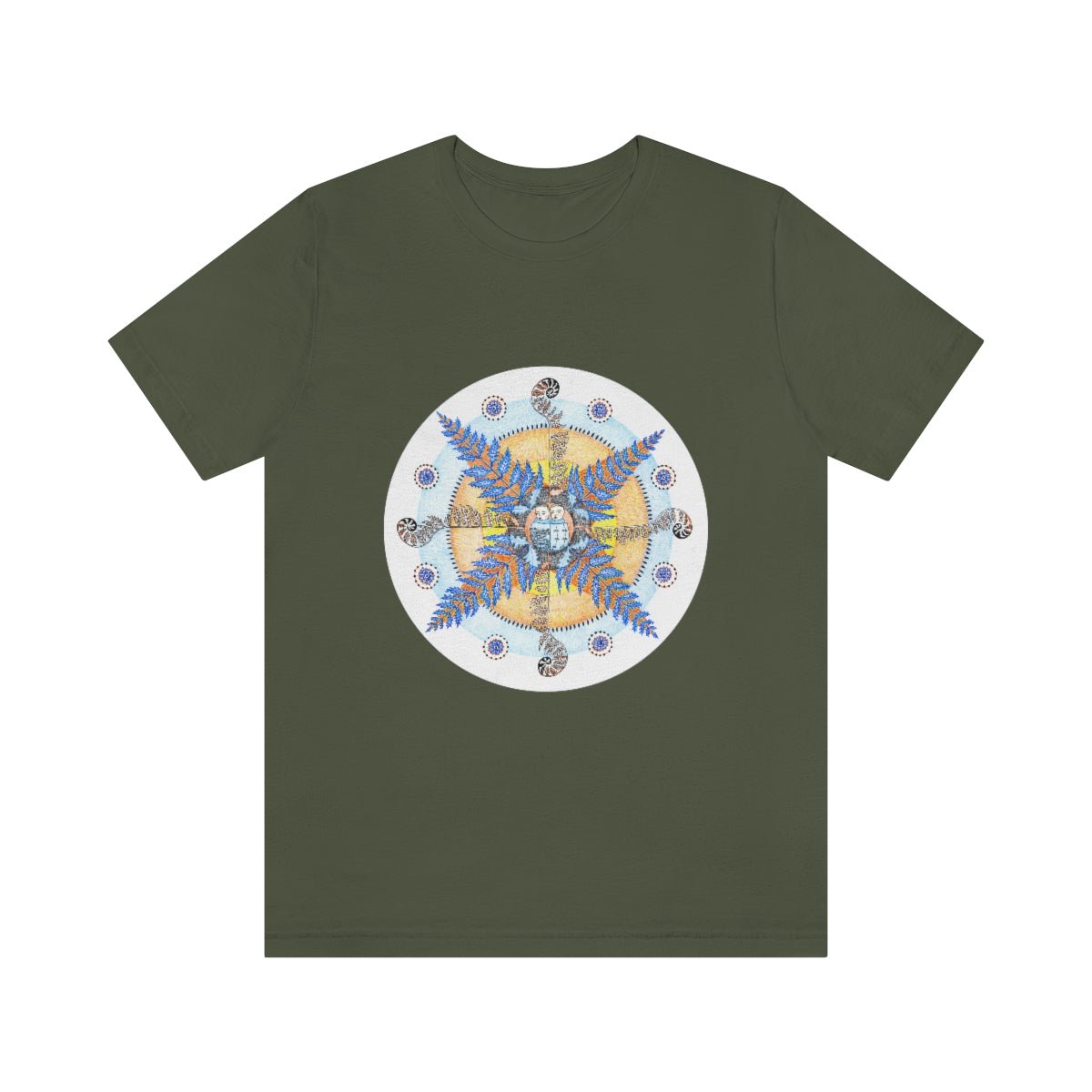 T Shirt (Lullaby of Fern Flower) Unisex Regular Fit