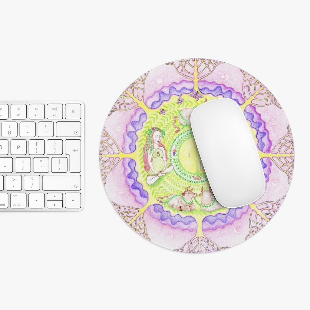 Zodiac Sign Mouse Pad (Taurus)