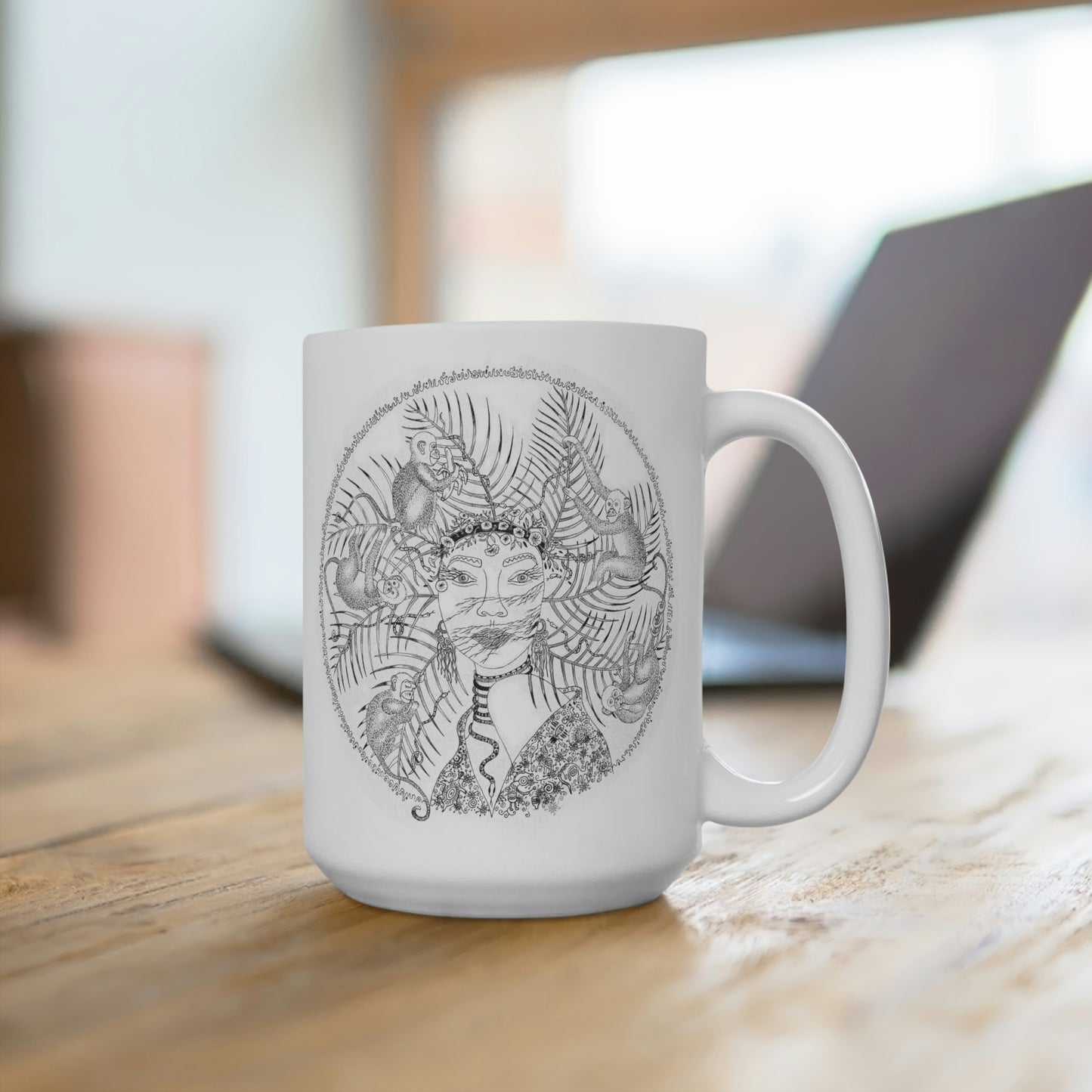 Chinese Zodiac Sign (Monkey) Mug 15oz Limited Edition