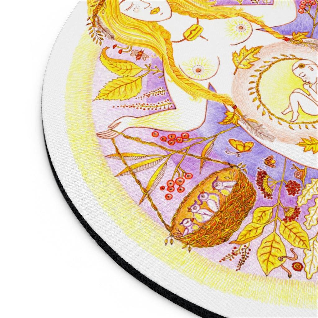 Zodiac Sign Mouse Pad (Libra)