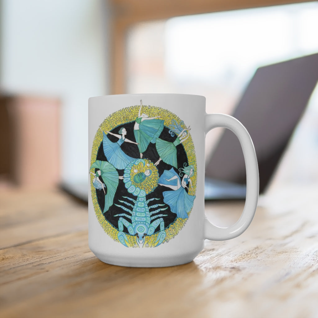 Zodiac Sign Mug (Scorpio) 15oz
