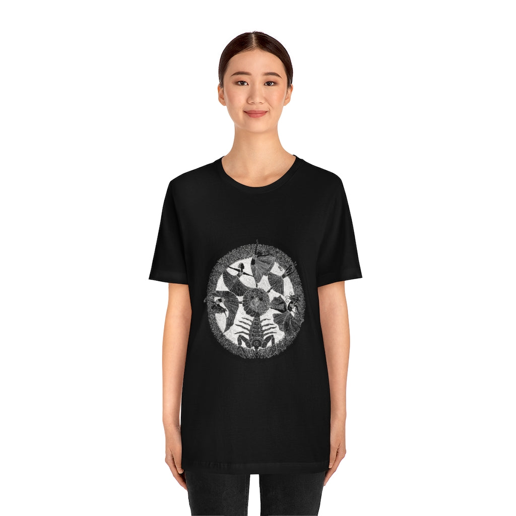 Zodiac Sign T Shirt Black (Scorpio) Men Edition