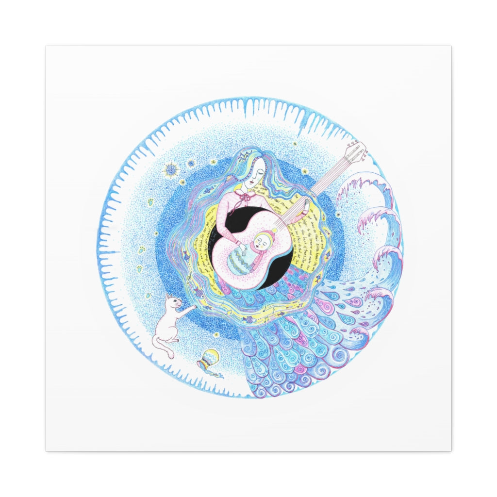 Zodiac Sign Canvas (Aquarius)