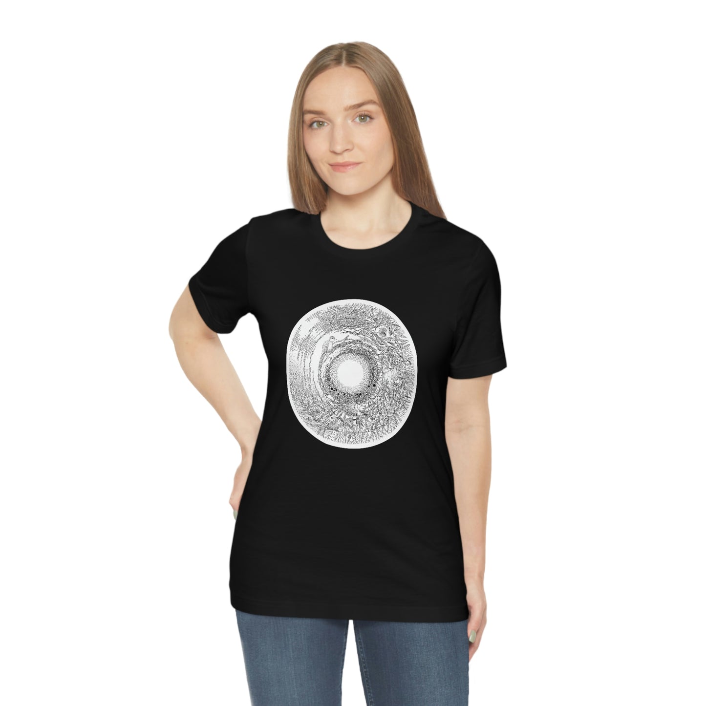 Art T Shirt (Birds) Unisex Regular Fit White