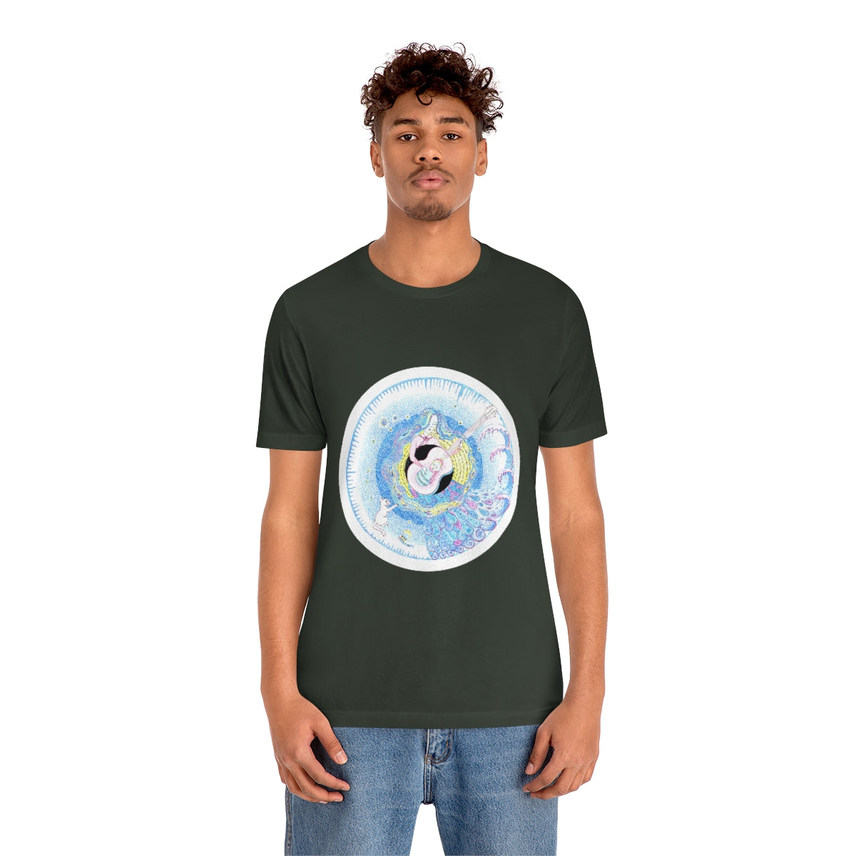 Zodiac Sign T Shirt (Aquarius) Unisex Regular Fit