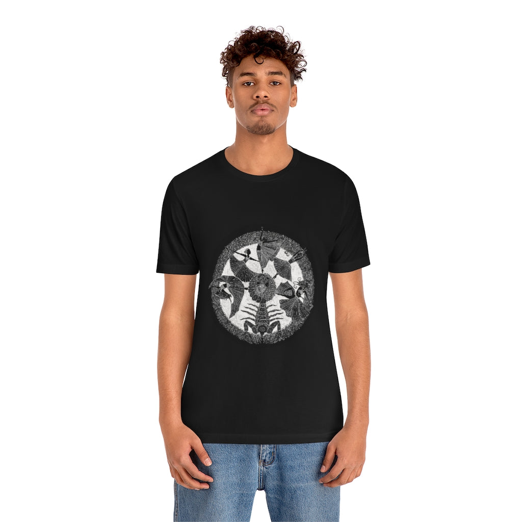 Zodiac Sign T Shirt Black (Scorpio) Men Edition