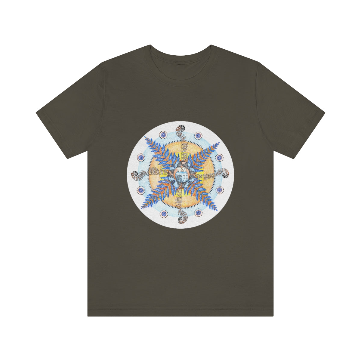 T Shirt (Lullaby of Fern Flower) Unisex Regular Fit