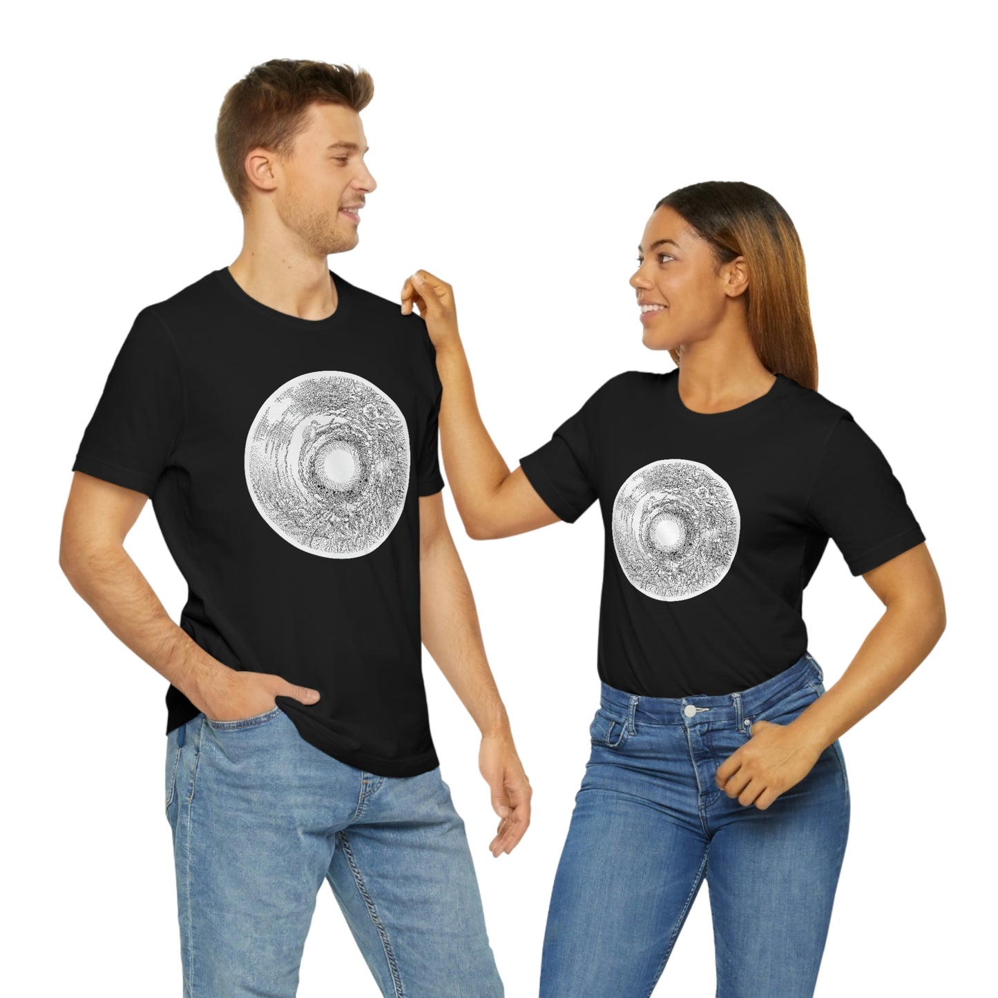 Art T Shirt (Birds) Unisex Regular Fit White