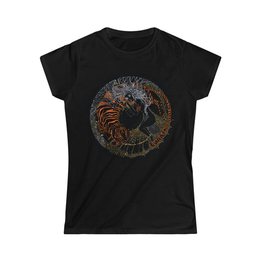 Chinese Zodiac Sign T Shirt (Tiger) Semi Slim Fit