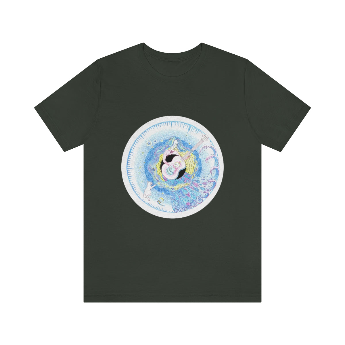 Zodiac Sign T Shirt (Aquarius) Unisex Regular Fit