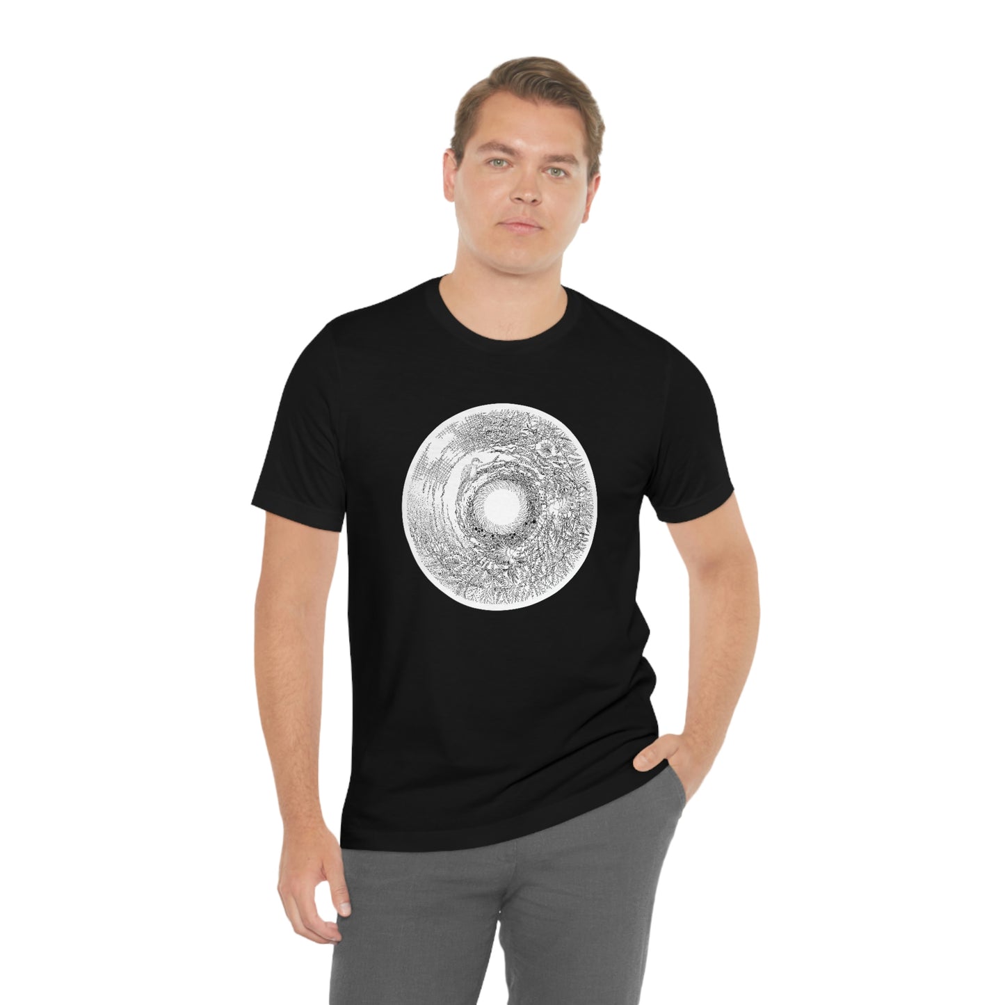Art T Shirt (Birds) Unisex Regular Fit White