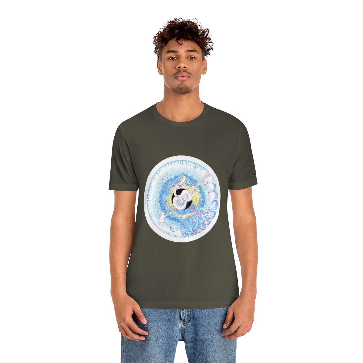 Zodiac Sign T Shirt (Aquarius) Unisex Regular Fit
