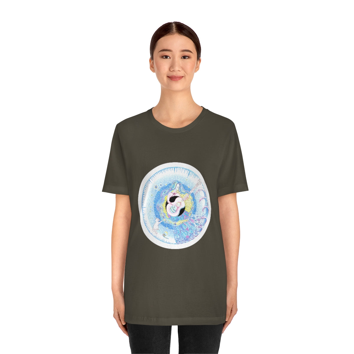 Zodiac Sign T Shirt (Aquarius) Unisex Regular Fit