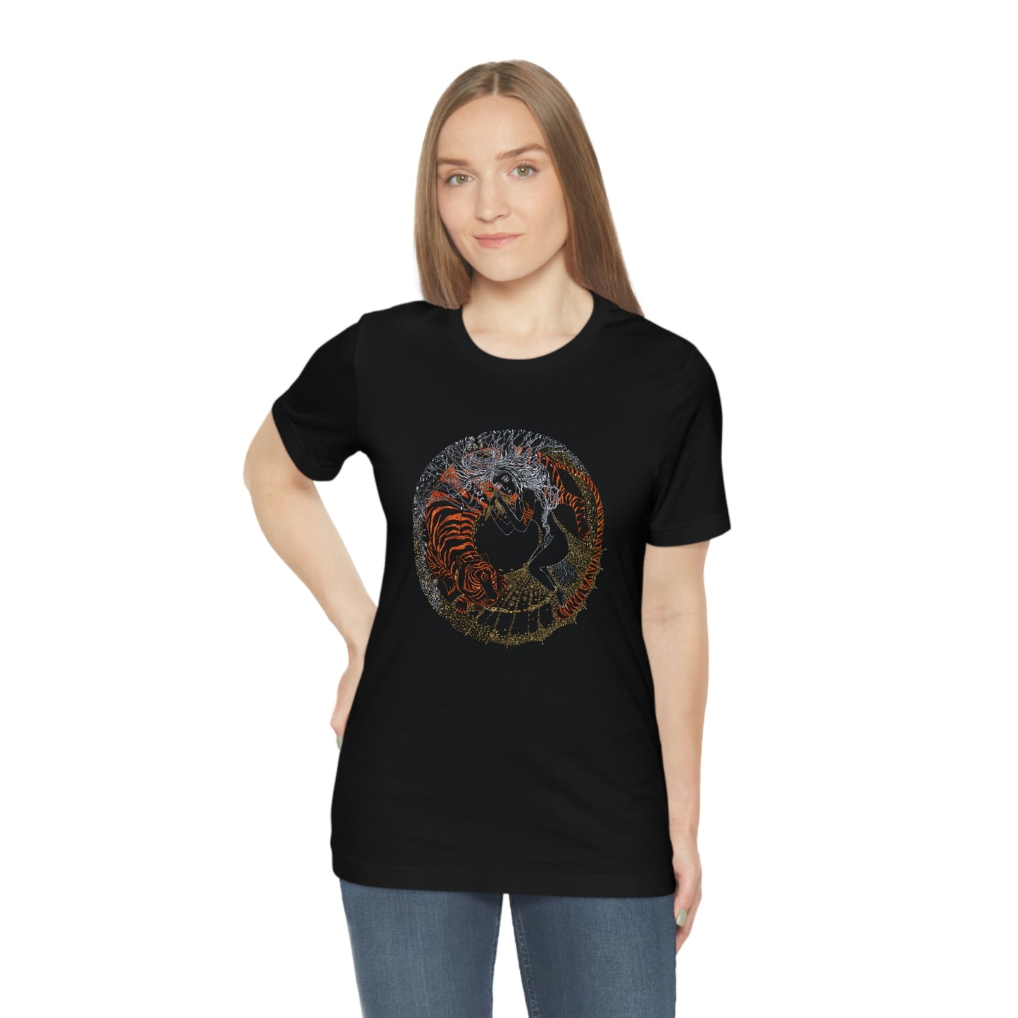 Chinese Zodiac Sign T Shirt (Tiger) Unisex Regular Fit