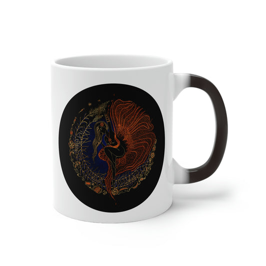 Chinese Zodiac Sign Color Changing Mug (Rooster)