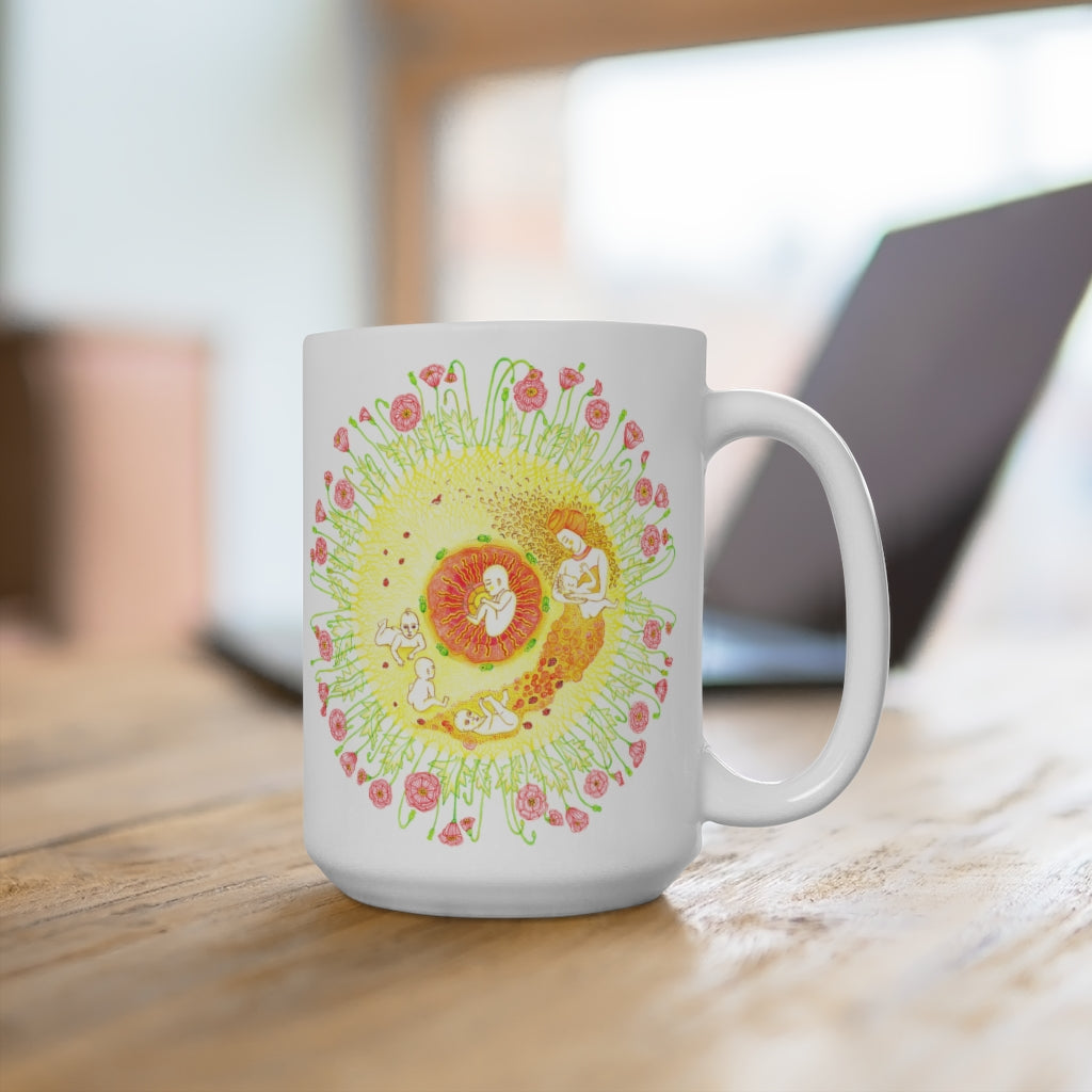 Zodiac Sign Mug (Virgo) 15oz