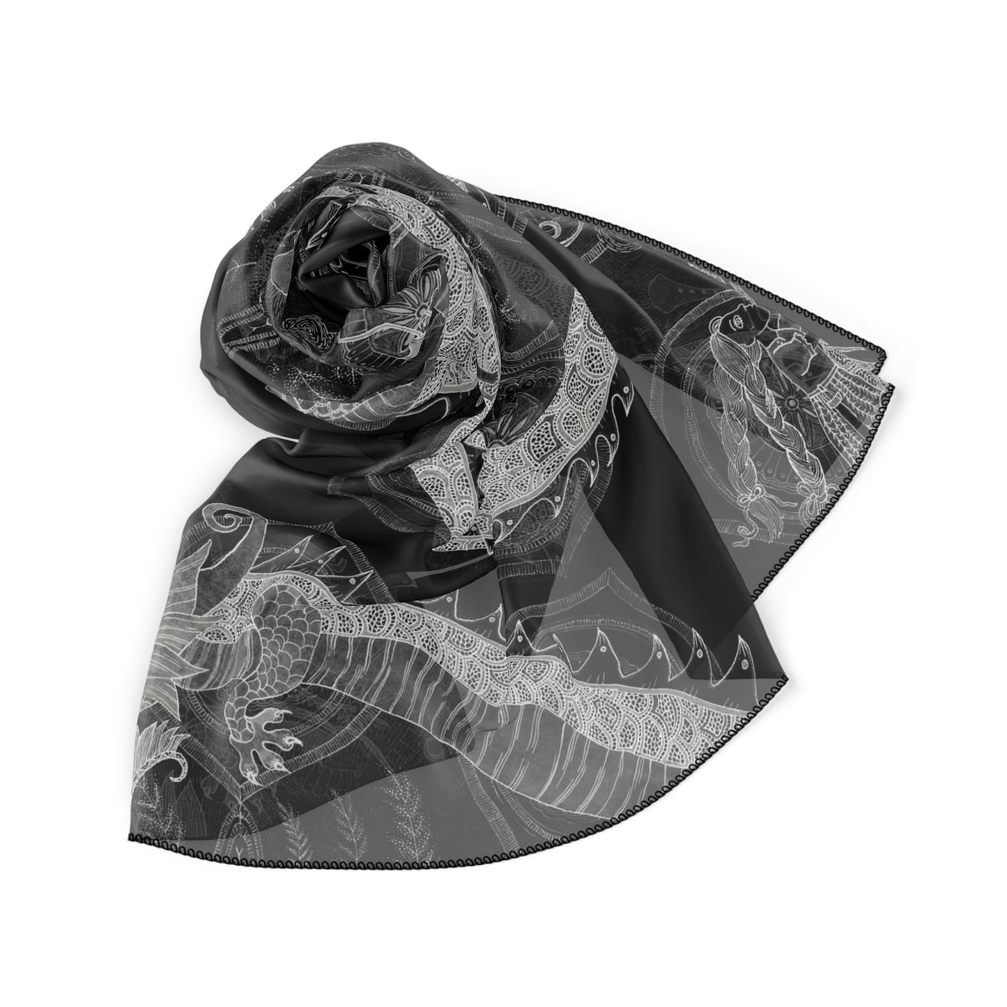 Art Poly Scarf (Fairytale)