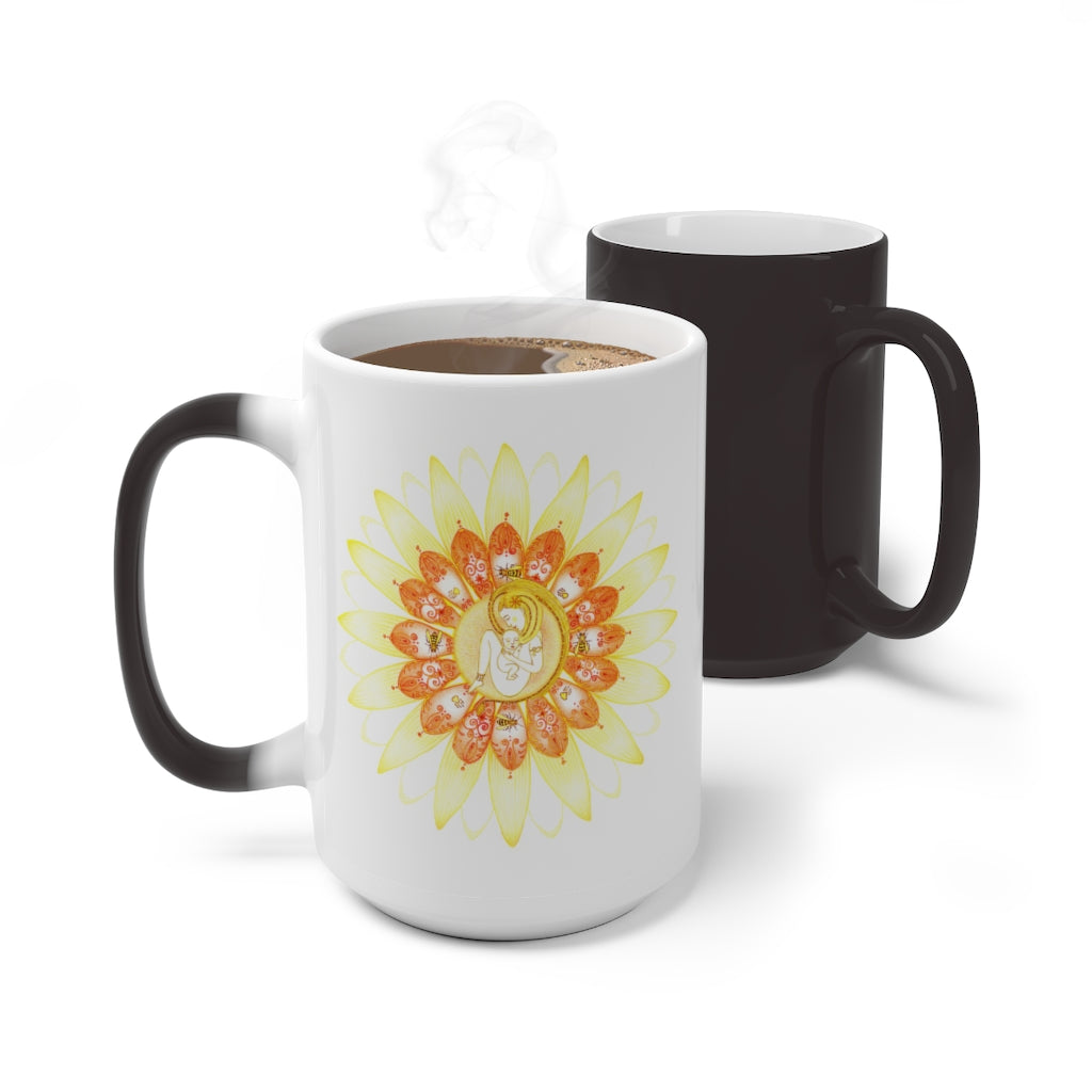 Zodiac Sign Color Changing Mug (Leo)