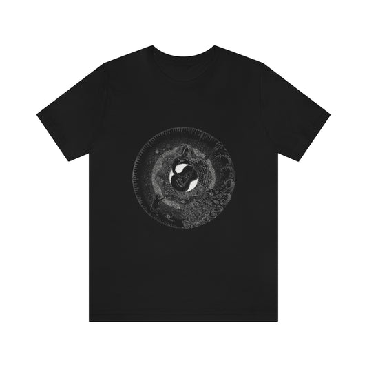 Zodiac Sign T Shirt Black (Aquarius) Men Edition