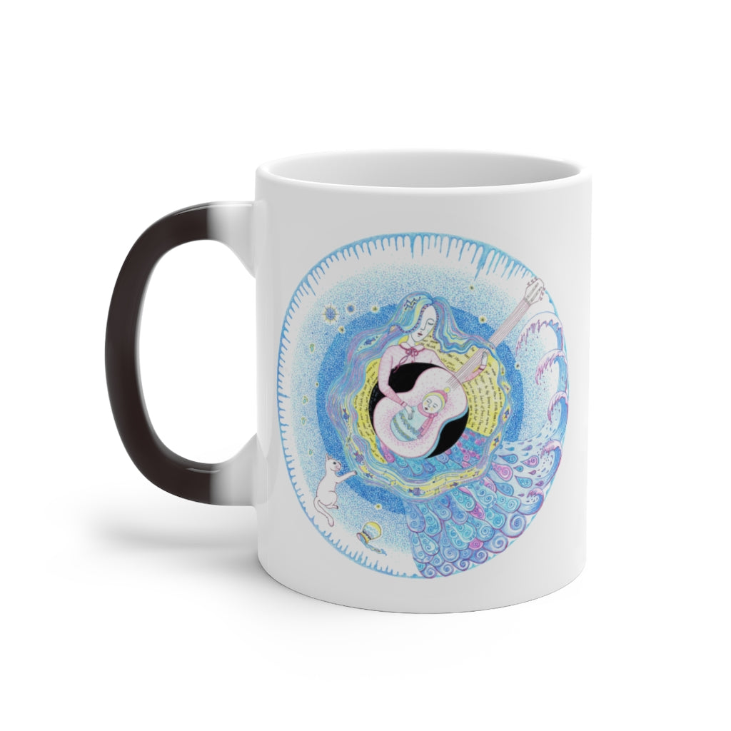 Zodiac Sign Color Changing Mug (Aquarius)