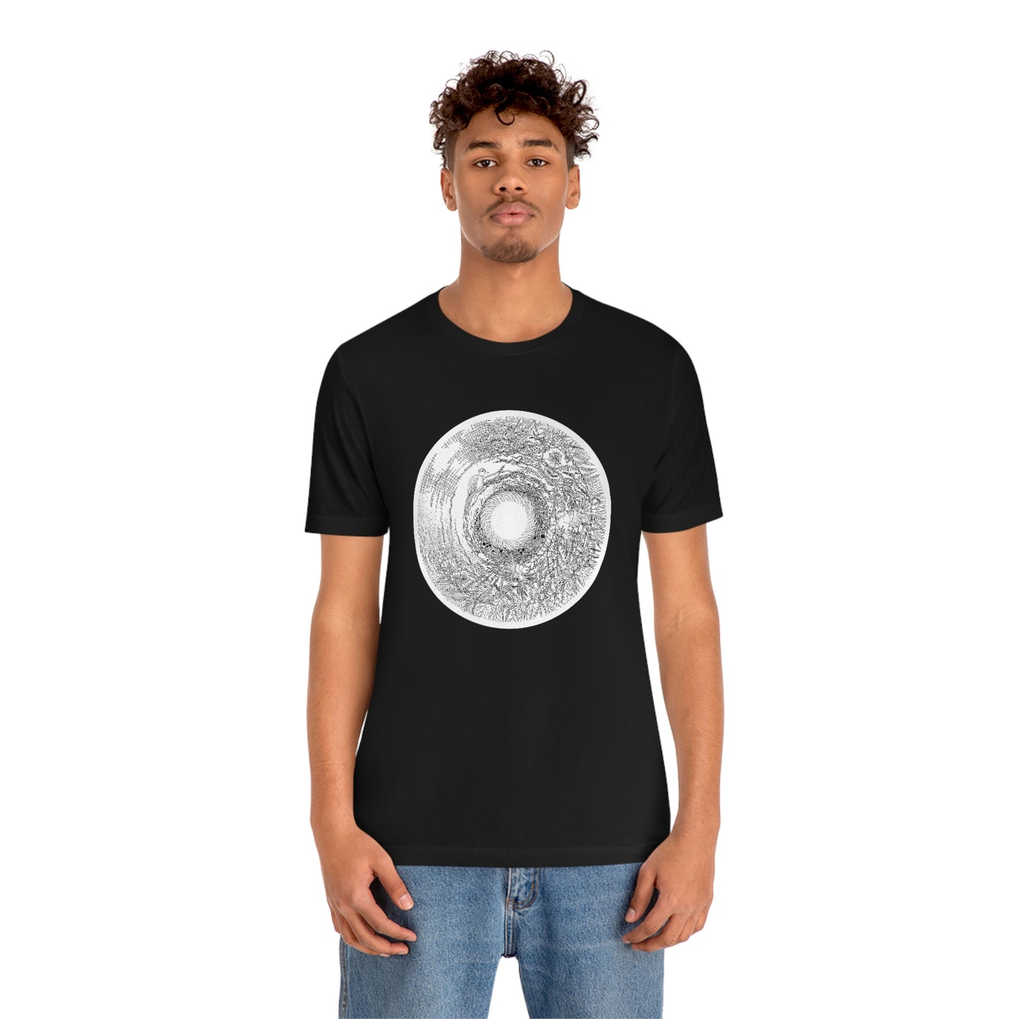 Art T Shirt (Birds) Unisex Regular Fit White