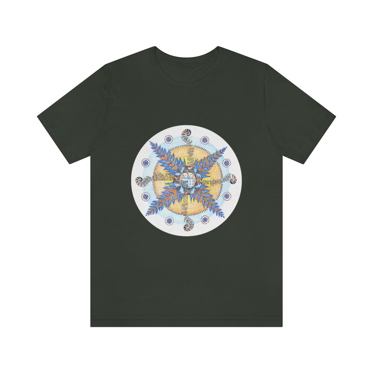 T Shirt (Lullaby of Fern Flower) Unisex Regular Fit