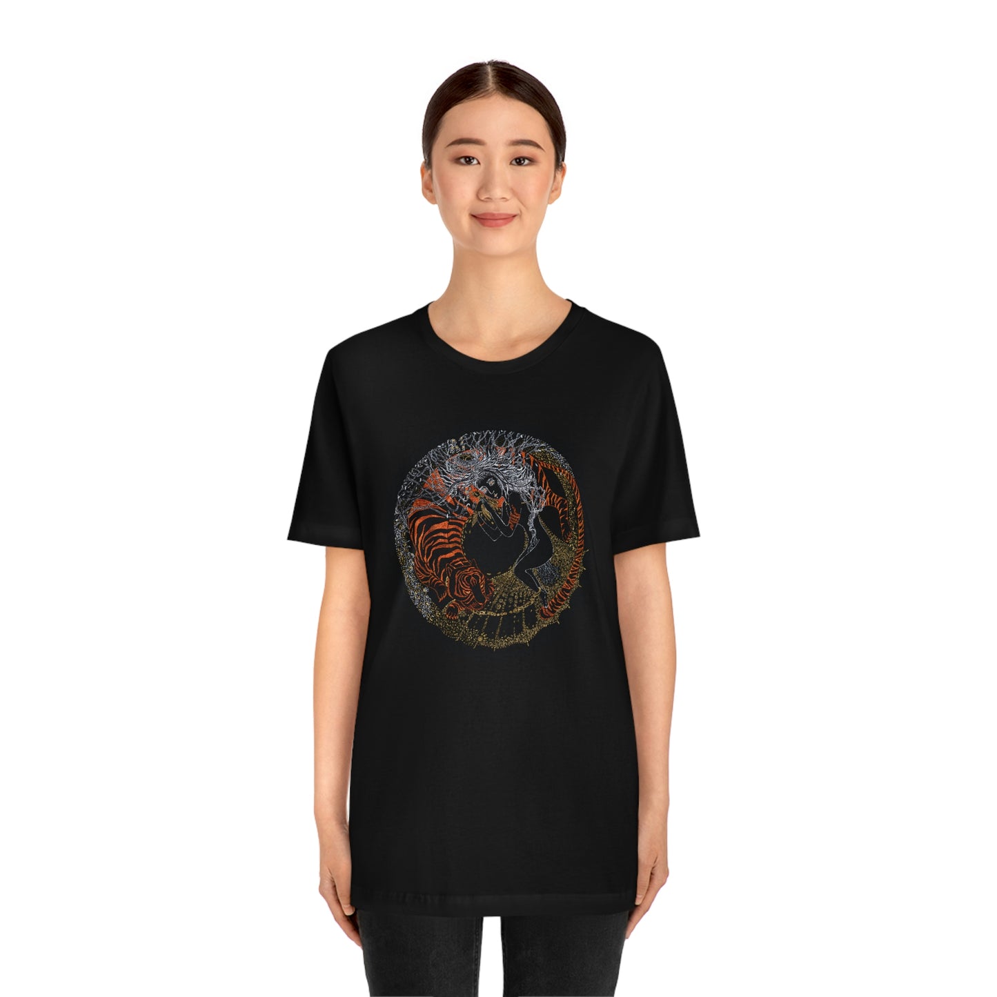 Chinese Zodiac Sign T Shirt (Tiger) Unisex Regular Fit