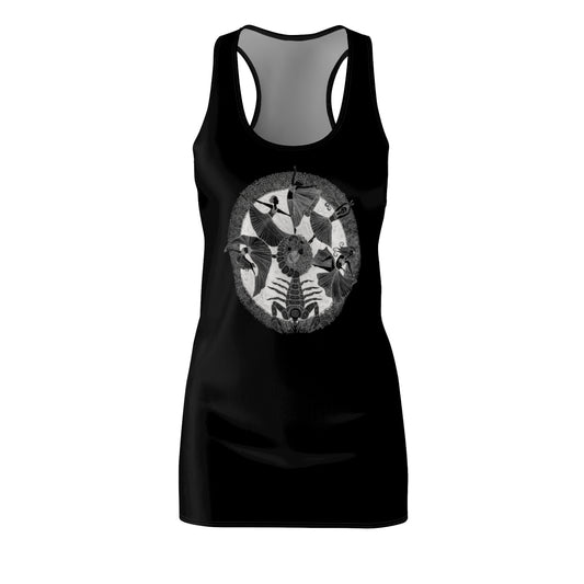 Zodiac Sign Dress Black (Scorpio) Limited Edition