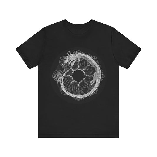 Special Edition "I am Dragon" Man Black White Color Tee