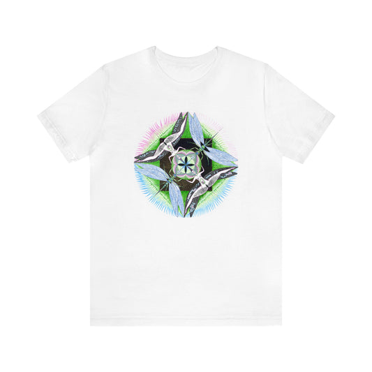 Special Edition "DragonFly"  Man White Colored Tee