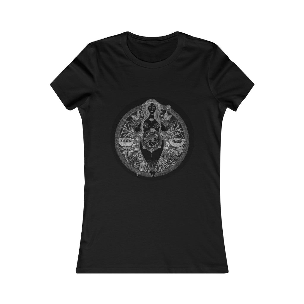 Zodiac Sign T Shirt Black (Libra) Limited Edition