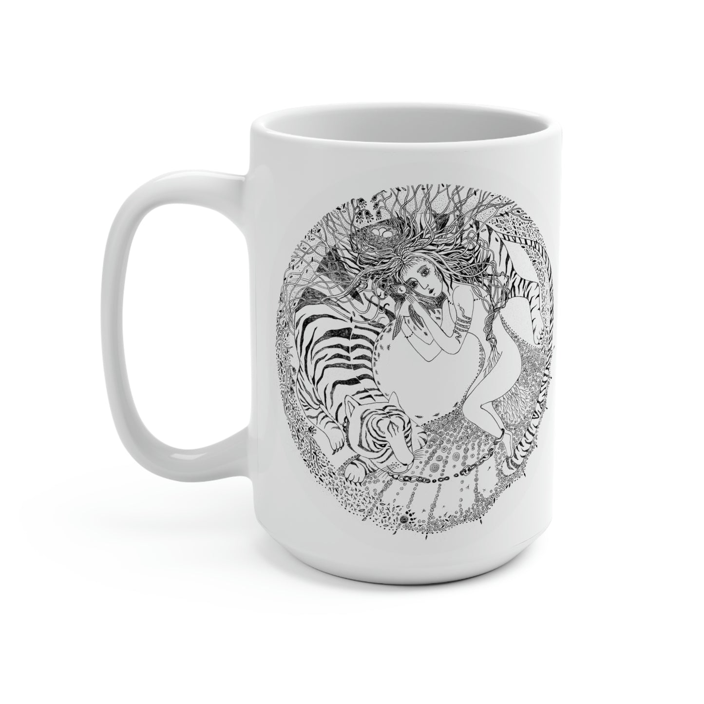 Chinese Zodiac Sign (Tiger) Mug 15oz Limited Edition