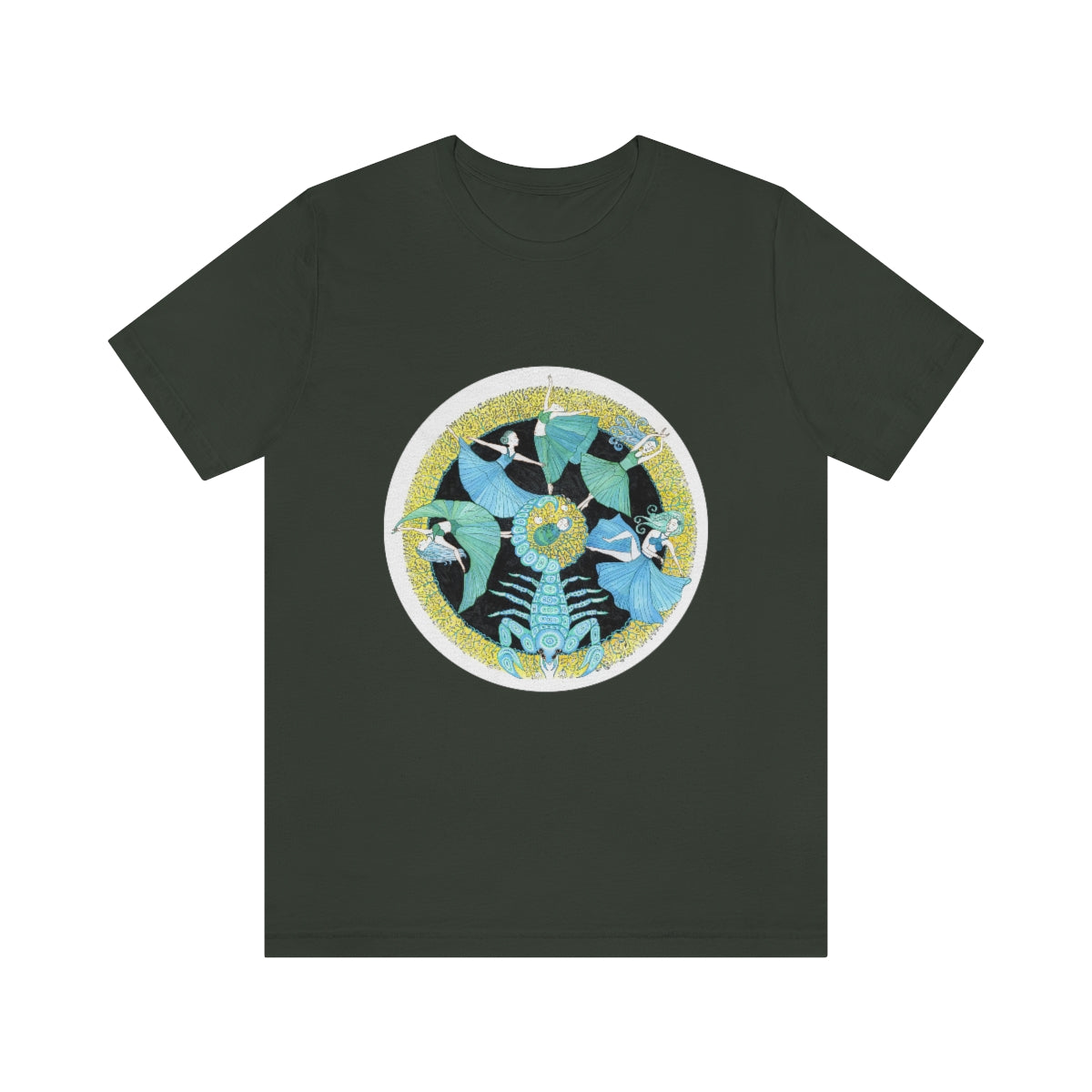 Zodiac Sign T Shirt (Scorpio) Unisex Regular Fit