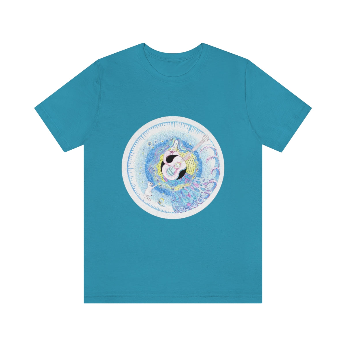 Zodiac Sign T Shirt (Aquarius) Unisex Regular Fit