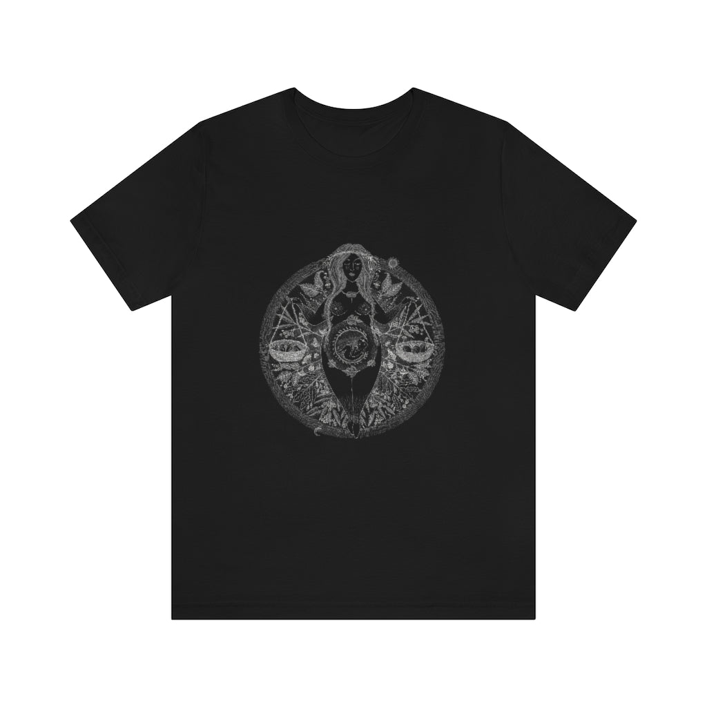 Zodiac Sign T Shirt Black (Libra) Men Edition