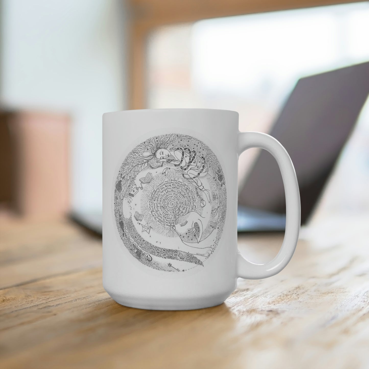 Chinese Zodiac Sign (Cat) Mug 15oz Limited Edition