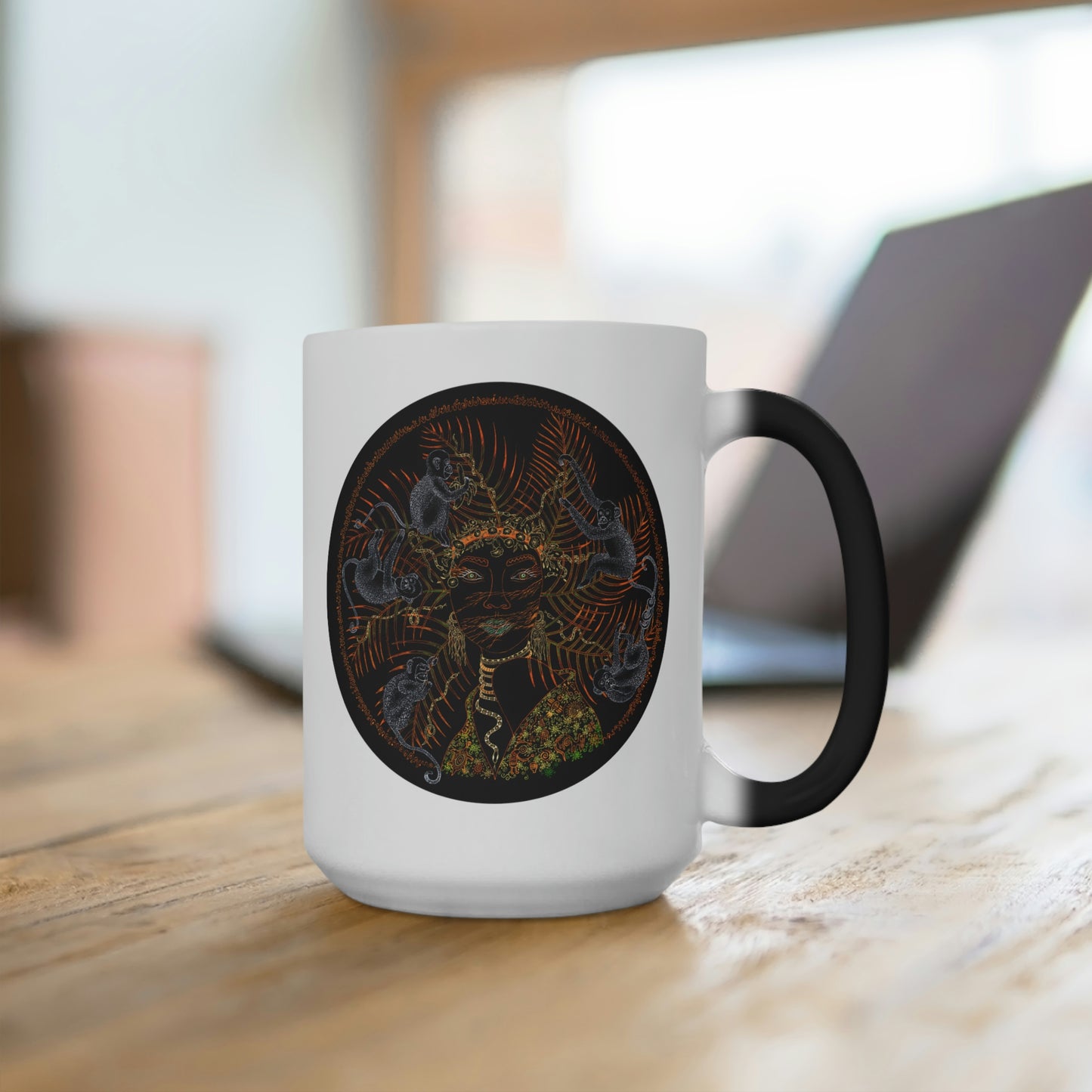 Chinese Zodiac Sign Color Changing Mug (Monkey)